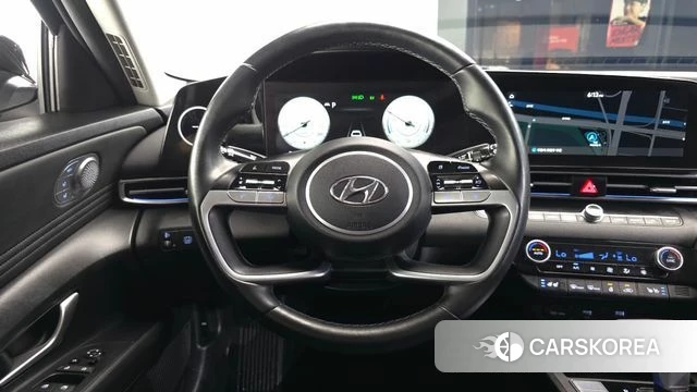 Hyundai Avante Hybrid (CN7) 2020 Черный из Кореи, фото 4