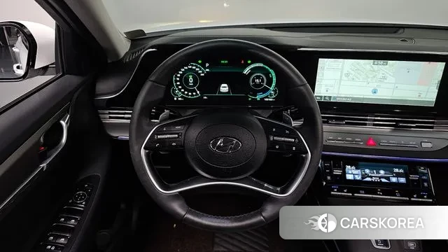 Hyundai The New Grandeur IG Hybrid 2021 Белый из Кореи, фото 4