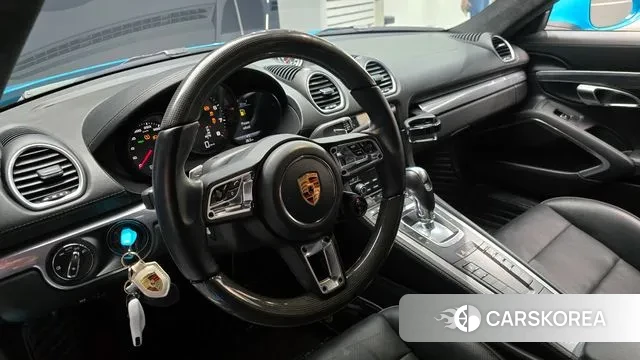Porsche 718 Cayman 2019 Небесно-голубой из Кореи, фото 4