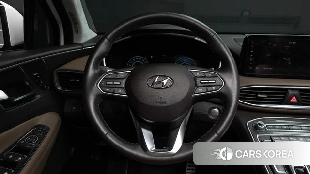 Hyundai The New Santa Fe 2023 Белый из Кореи, фото 4