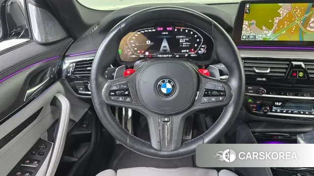 BMW M5 (F90) 2022 Черный из Кореи, фото 4