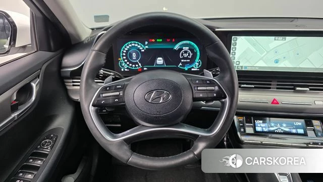 Hyundai The New Grandeur IG Hybrid 2021 Белый из Кореи, фото 4