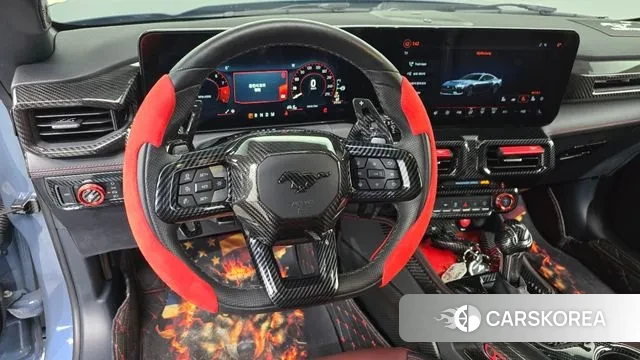 Ford Mustang 7th Generation 2024 Небесно-голубой из Кореи, фото 4