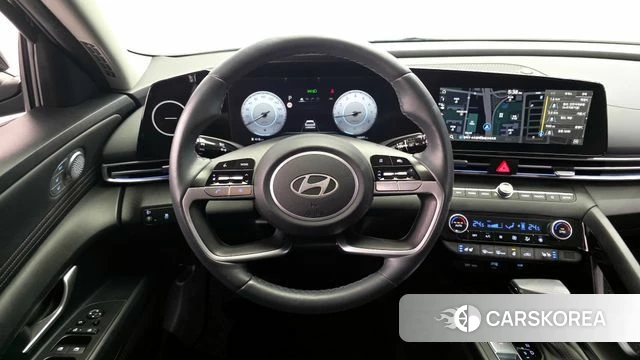 Hyundai The New Avante (CN7) 2023 Черный из Кореи, фото 4