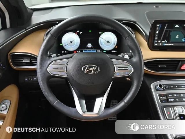 Hyundai The New Santa Fe 2023 Белый из Кореи, фото 4