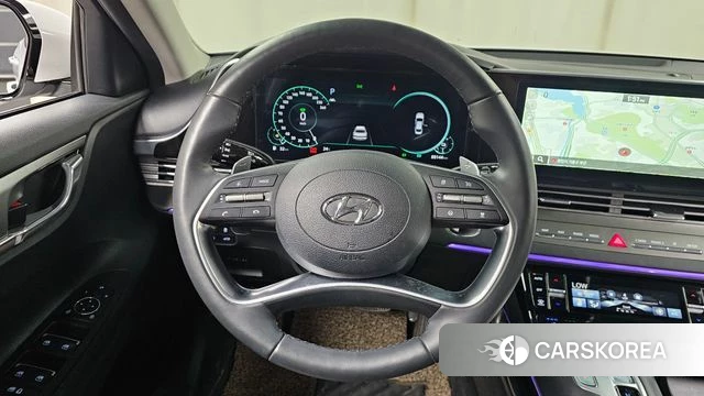 Hyundai The New Grandeur IG Hybrid 2022 Белый из Кореи, фото 4