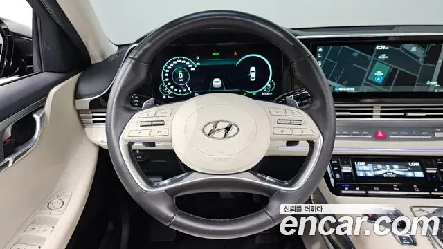 Hyundai The New Grandeur IG Hybrid 2021 Черный из Кореи, фото 4