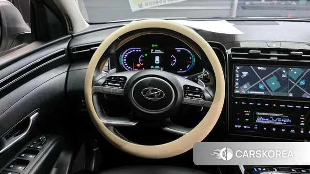 Hyundai Tucson Hybrid (NX4) 2021 Белый из Кореи, фото 4