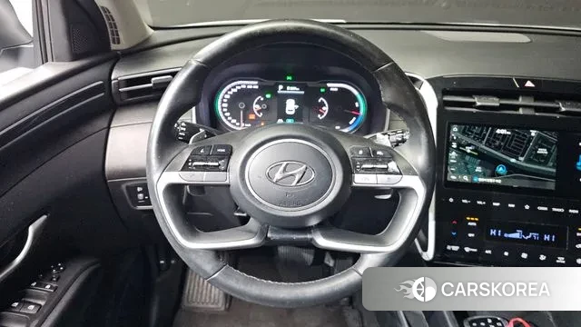 Hyundai Tucson Hybrid (NX4) 2023 Белый из Кореи, фото 4