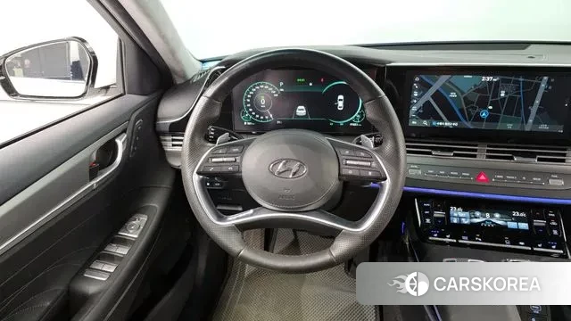 Hyundai The New Grandeur IG Hybrid 2020 Белый из Кореи, фото 4