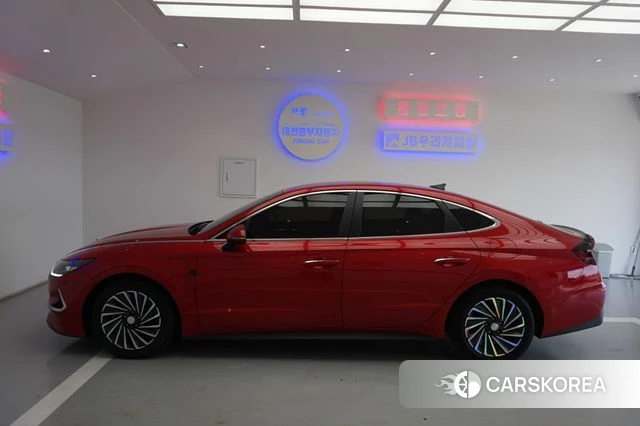 Hyundai Sonata Hybrid (DN8) 2021 Красный из Кореи, фото 4