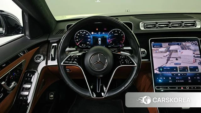 Mercedes-Benz S-Class W223 2021 Темно-зеленый из Кореи, фото 4