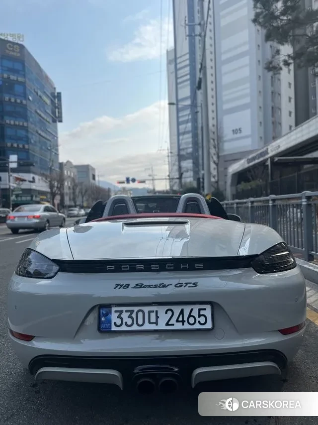 Porsche 718 Boxster 2019 Серебристо-серый из Кореи, фото 4