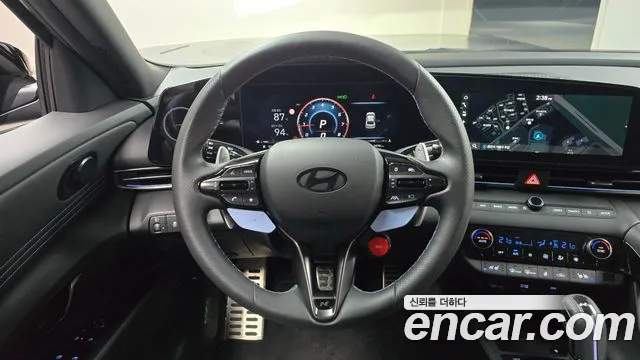 Hyundai The New Avante (CN7) 2024 Черный из Кореи, фото 4