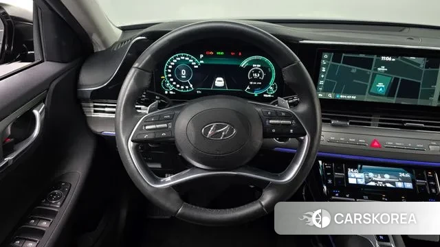 Hyundai The New Grandeur IG Hybrid 2021 Черный из Кореи, фото 4