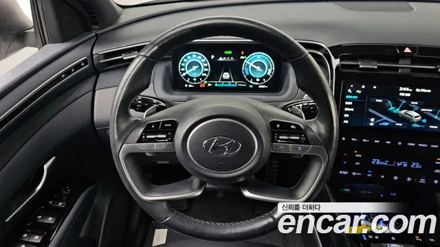 Hyundai Tucson Hybrid (NX4) 2021 Белый из Кореи, фото 4