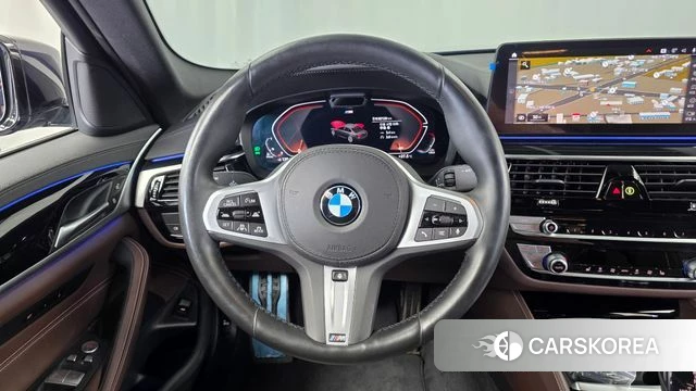 BMW 5 Series (G30) 2021 Черный из Кореи, фото 4