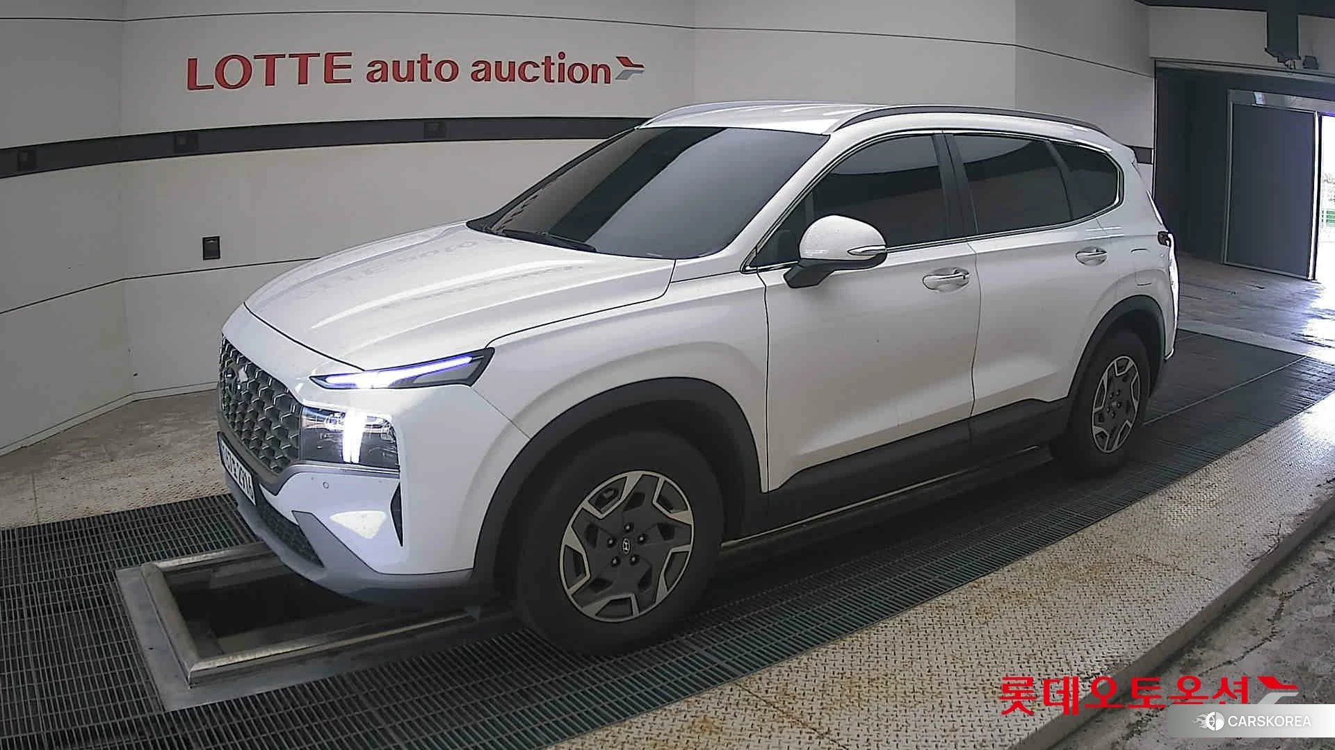 Hyundai Santa Fe Hybrid 2022 Белый из Кореи, фото 4