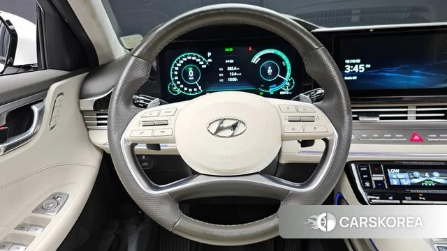 Hyundai The New Grandeur IG Hybrid 2022 Белый из Кореи, фото 4