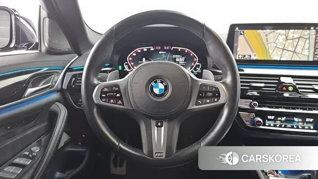 BMW 5 Series (G30) 2021 Черный из Кореи, фото 4