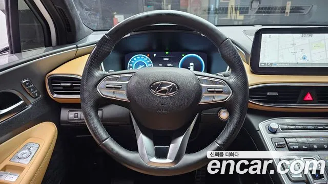 Hyundai The New Santa Fe 2023 Белый из Кореи, фото 4