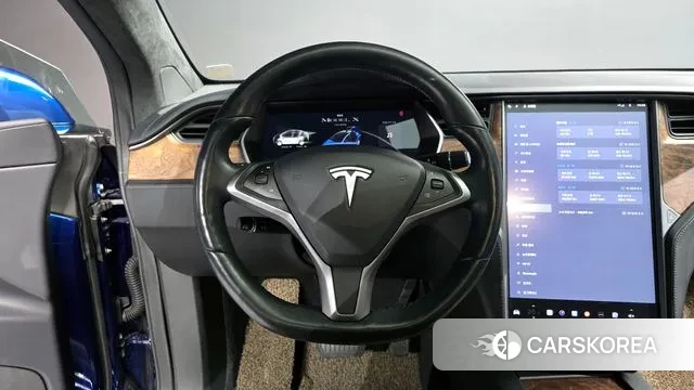 Tesla Model X 2020 Синий из Кореи, фото 4