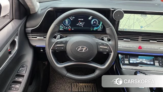 Hyundai The New Grandeur IG Hybrid 2022 Белый из Кореи, фото 4