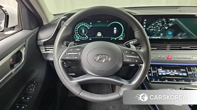 Hyundai The New Grandeur IG Hybrid 2021 Белый из Кореи, фото 4