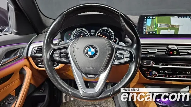 BMW 5 Series (G30) 2018 Синий из Кореи, фото 4