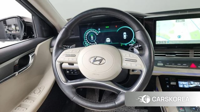 Hyundai The New Grandeur IG Hybrid 2022 Белый из Кореи, фото 4