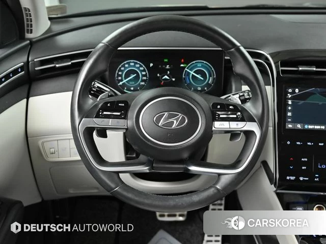 Hyundai Tucson Hybrid (NX4) 2021 Серый из Кореи, фото 4