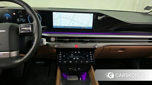 Hyundai Grandeur Hybrid (GN7) 2024 Черный из Кореи, фото 4