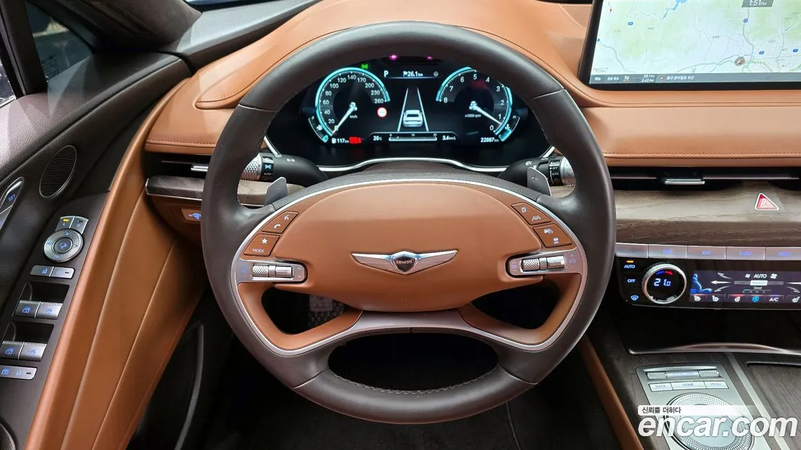 Genesis G80 (RG3) 2022 Синий из Кореи, фото 4