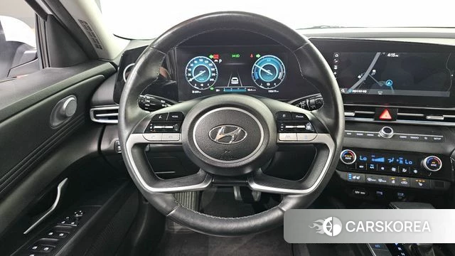 Hyundai Avante Hybrid (CN7) 2021 Белый из Кореи, фото 4
