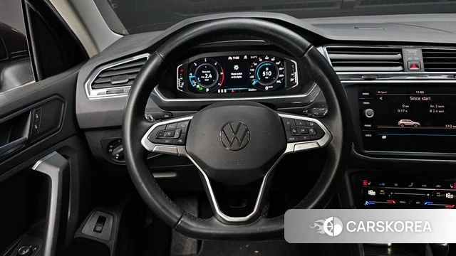Volkswagen Tiguan Allspace 2022 Черный из Кореи, фото 4