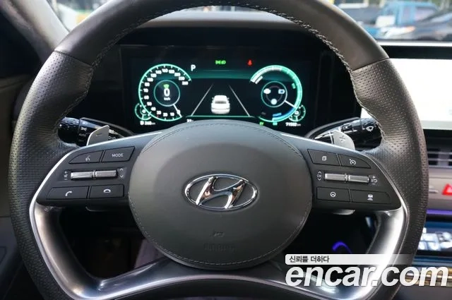 Hyundai The New Grandeur IG Hybrid 2021 Белый из Кореи, фото 4
