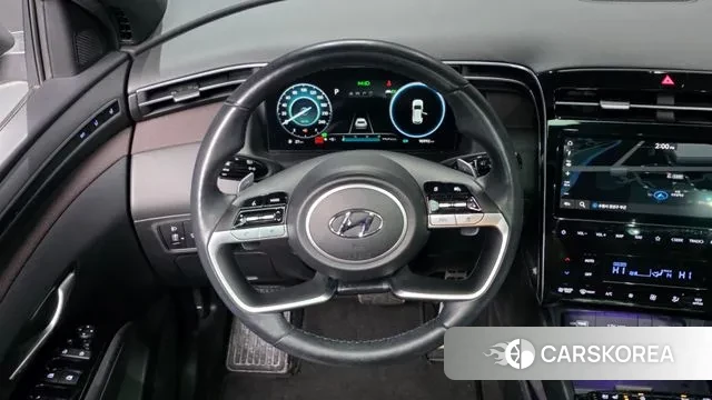 Hyundai Tucson Hybrid (NX4) 2020 Белый из Кореи, фото 4