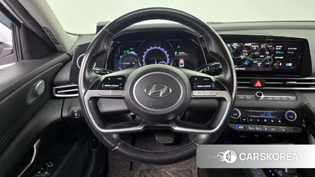 Hyundai Avante Hybrid (CN7) 2020 Белый из Кореи, фото 4