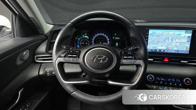 Hyundai Avante Hybrid (CN7) 2023 Белый из Кореи, фото 4