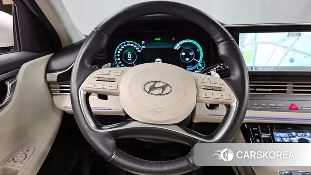 Hyundai The New Grandeur IG Hybrid 2022 Белый из Кореи, фото 4