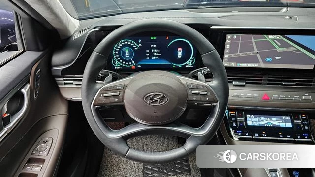 Hyundai The New Grandeur IG Hybrid 2021 Синий из Кореи, фото 4