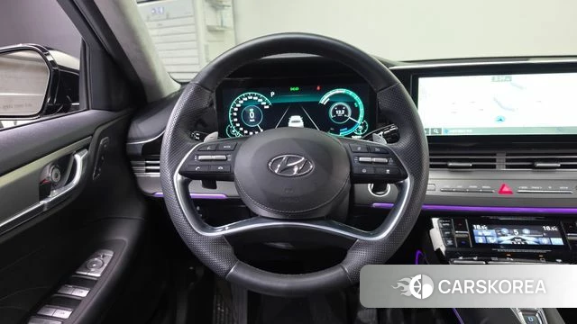 Hyundai The New Grandeur IG Hybrid 2021 Черный из Кореи, фото 4