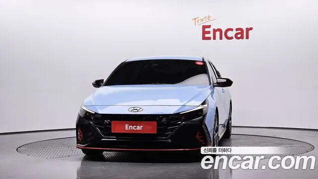 Hyundai Avante (CN7) 2023 Небесно-голубой из Кореи, фото 4
