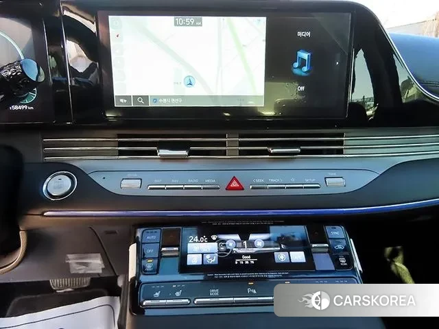 Hyundai The New Grandeur IG Hybrid 2022 Синий из Кореи, фото 4