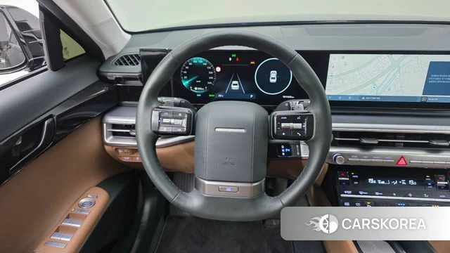 Hyundai Grandeur Hybrid (GN7) 2023 Черный из Кореи, фото 4