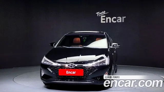 Hyundai The New Avante AD 2019 Черный из Кореи, фото 4