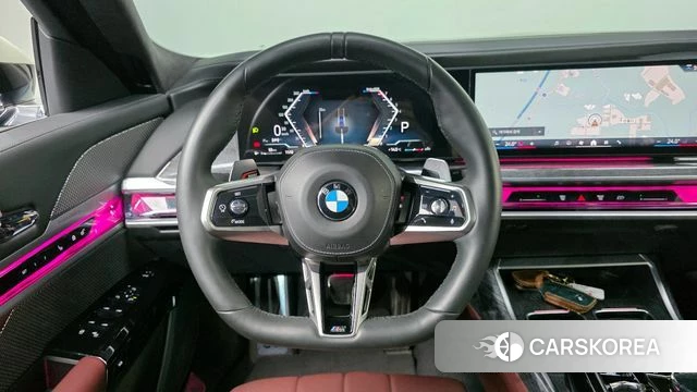 BMW 7 Series (G70) 2023 Черный из Кореи, фото 4