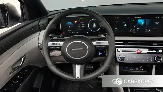 Hyundai The New Tucson Hybrid (NX4) 2025 Белый из Кореи, фото 4