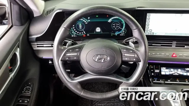 Hyundai The New Grandeur IG Hybrid 2021 Черный из Кореи, фото 4