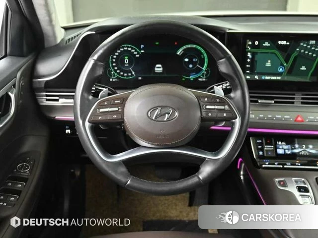 Hyundai The New Grandeur IG Hybrid 2021 Белый из Кореи, фото 4